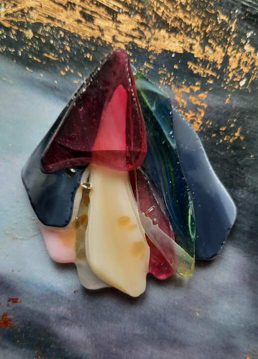 Pendentif "lys multicouches" 设计, 2.4x2 in