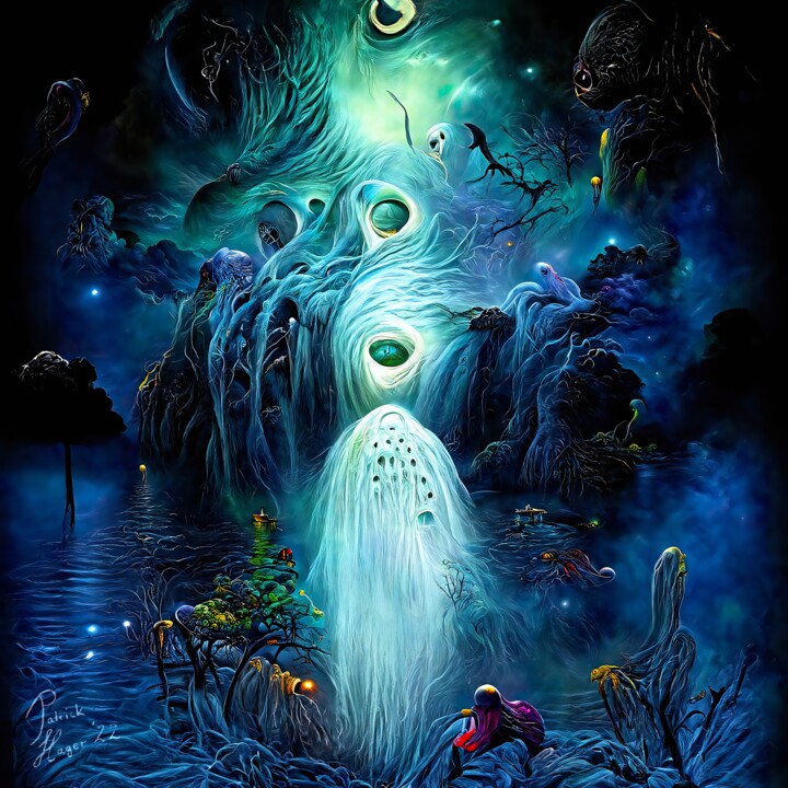 Ghost Over Lake 数字艺术