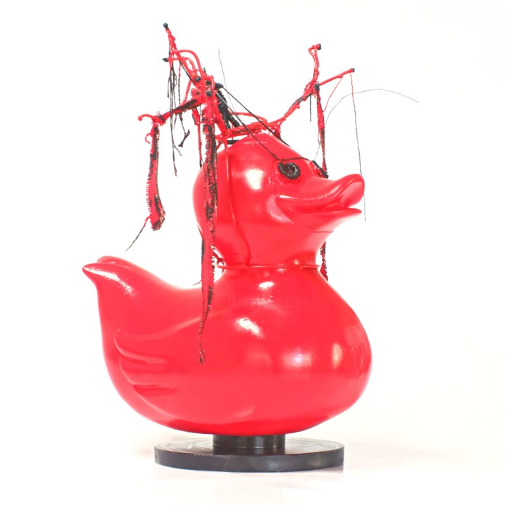 Sculptuur getiteld "The Subconscious" door Roussetos Sigalas, Origineel Kunstwerk, Acryl