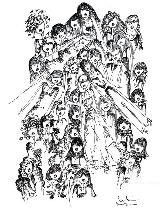 图画,  12.6x9.5 in 