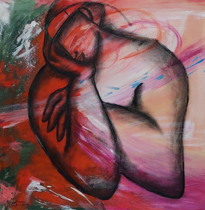 绘画,  27.2x27.2 in 