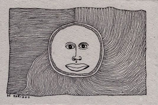 Drawing titled "Cartolina" by Filippo De Mariano, Original Artwork