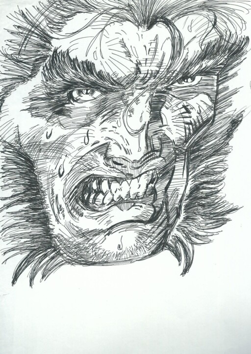 X-MEN UNCANNY MARVEL WOLVERINE Homenaje Comic 1980 1990 INK3 图画, 11.4x8.3 in