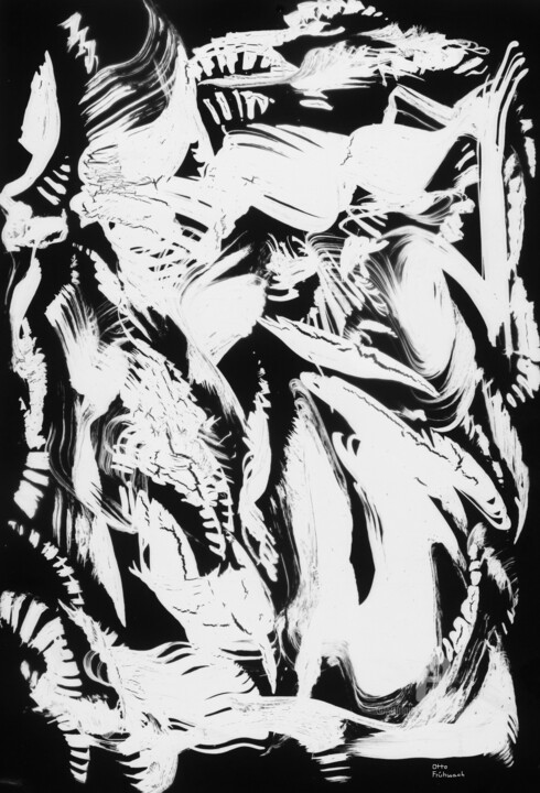 Überlebenswille - Survival Will - Volonté de survivre 印花与版画, 15.4x11 in