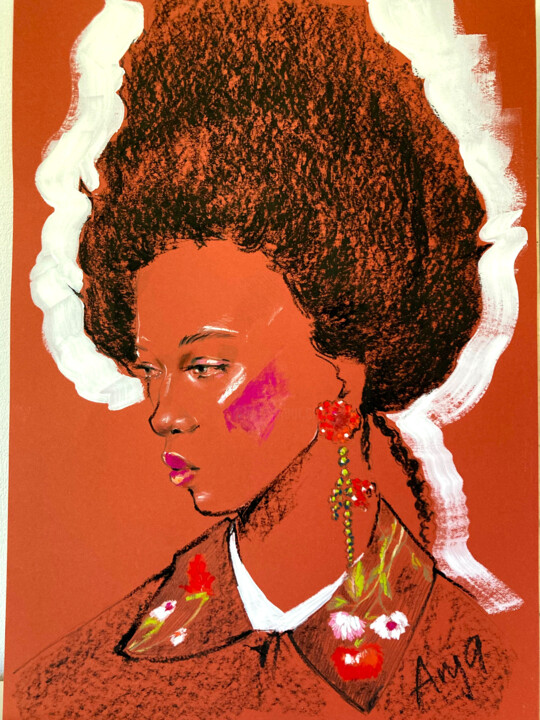 Fashion portrait #11 图画, 27.6x19.7 in