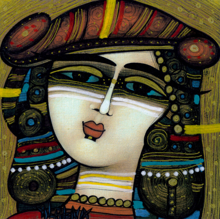 Jeune fille 21x15 cm 印花与版画, 5.9x5.9 in