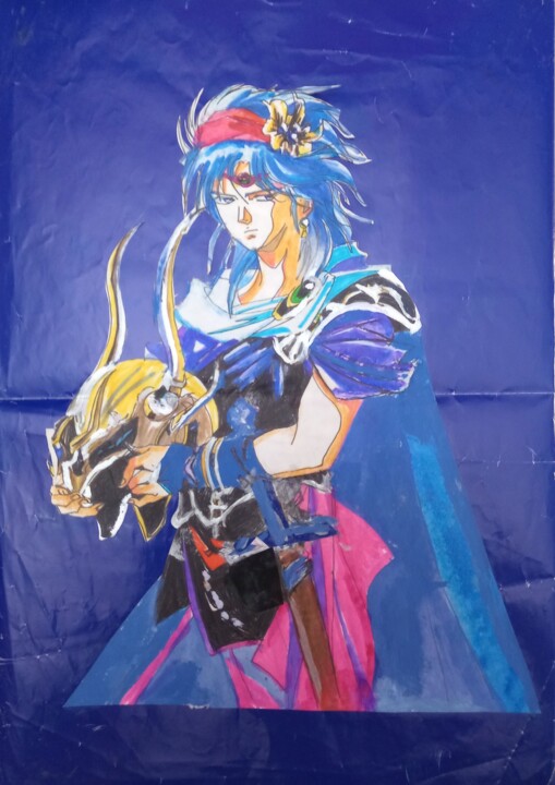 HEROIC LEGEND ARISLAN Tribute 1990 Manga anime ILLUSTRATION 图画, 11.4x8.3 in