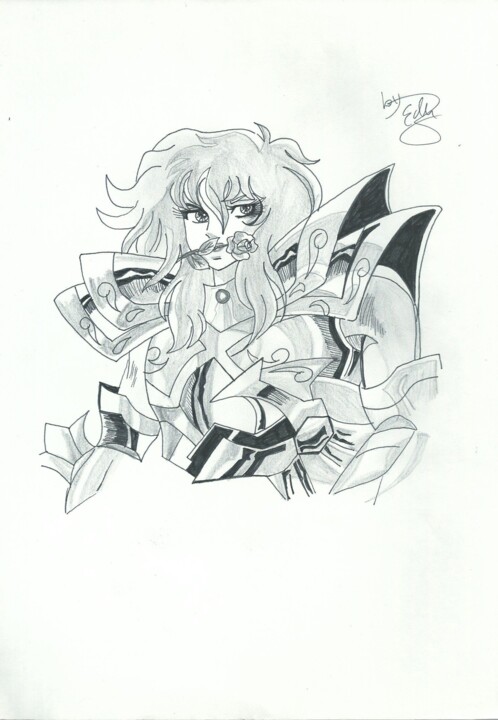 SAINT SEIYA ZODIAC CHEVALIERS TRIBUTE 1980-1990 MANGA PISCES 图画, 11.4x8.3 in