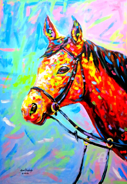 Horse Mouth 绘画, 40x28 in
