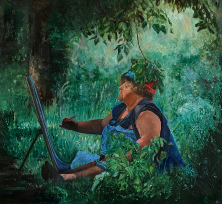Тётушка Роза и вечное искусство 绘画, 22.1x24 in