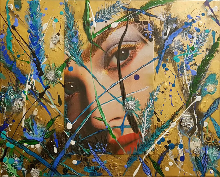 绘画,  15.8x15.8 in 