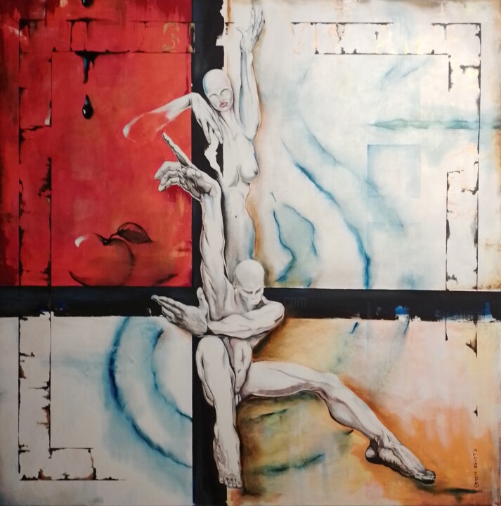 Bindungshormone 绘画, 39.4x39.4 in