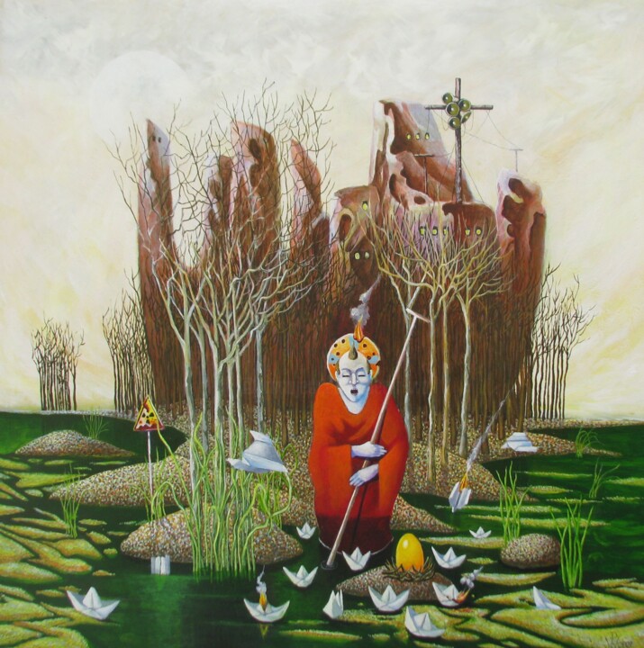 Stratege 绘画, 19.7x19.7 in