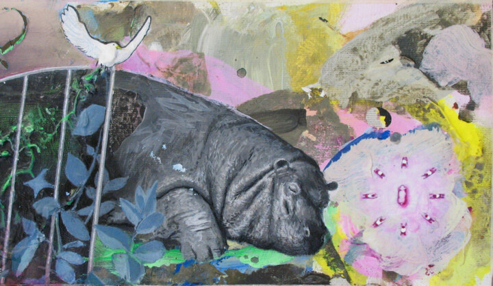 Henrietta's dream 绘画, 6x12 in