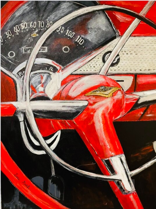 Le volant 绘画, 39.4x28.7 in