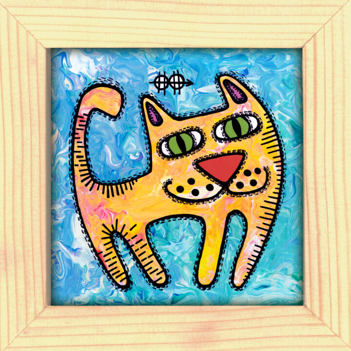 绘画,  4.7x4.7 in 