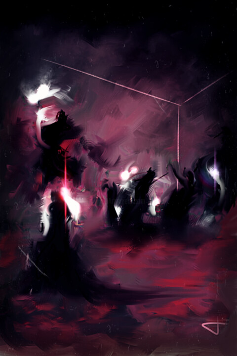 Insomnites II 绘画, 36x24 in