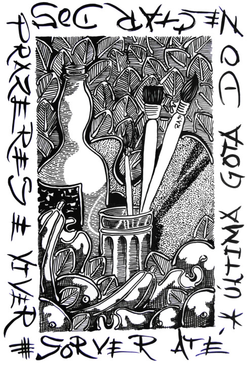 A INSPIRAÇÃO / THE INSPIRATION 图画, 11.8x8.3 in