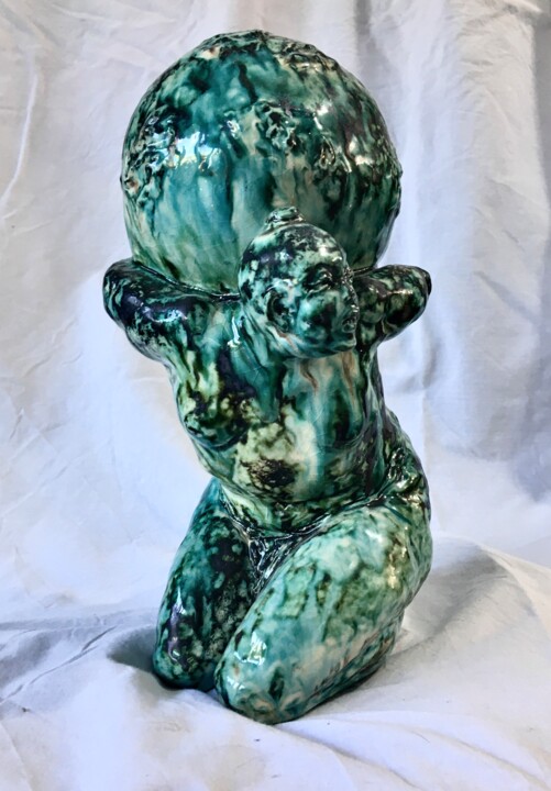 Le poids du monde 雕塑, 10.6x5.5 in