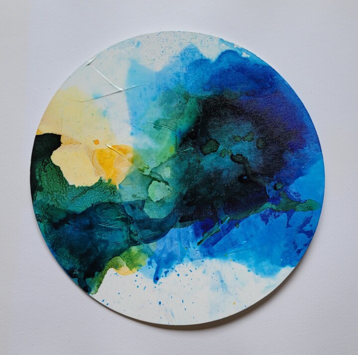 Painting titled "La croisée des chem…" by Yves De Smet, Original Artwork, Acrylic