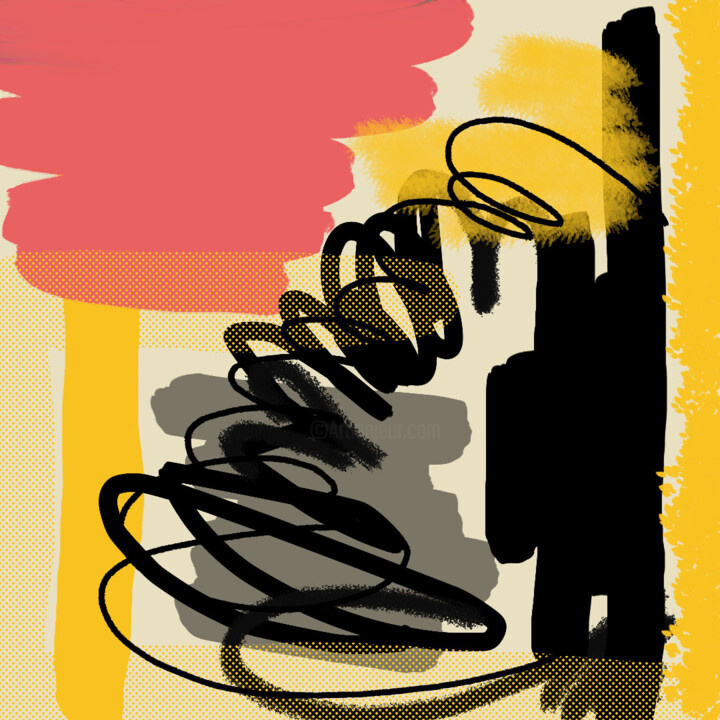 Shadows in sunset 数字艺术