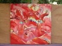 Painting titled "awaking" by Joshua Nyatefe, Original Artwork
