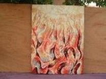 Painting titled "desperate cry" by Joshua Nyatefe, Original Artwork