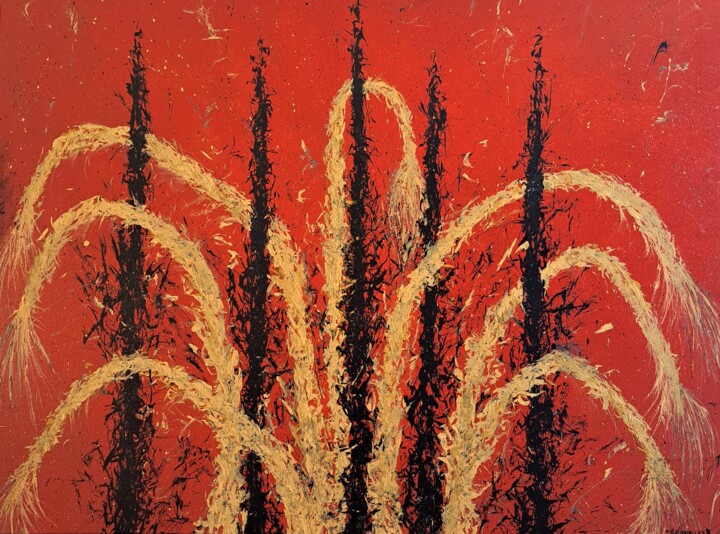 WHEAT and TARES 绘画, 30x40 in