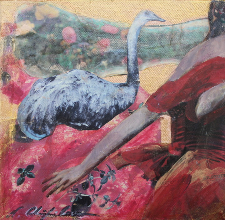 Laura Palmer 拼贴, 7.9x7.9 in