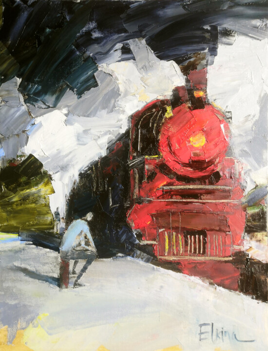 Station 绘画, 18x14 in