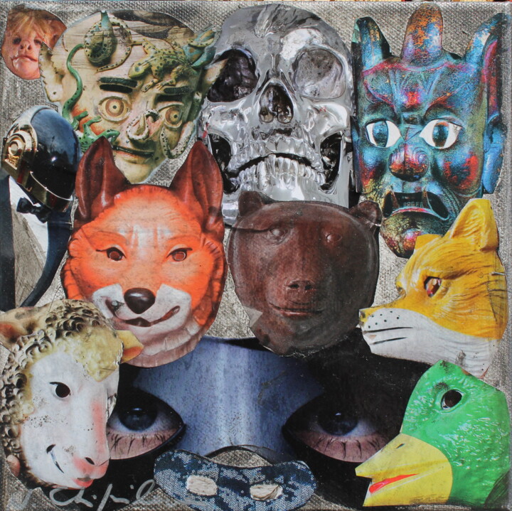 Collages,  7,9x7,9 in 