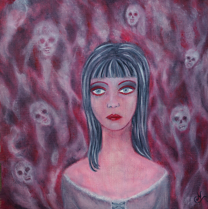 绘画,  15.8x15.8 in 