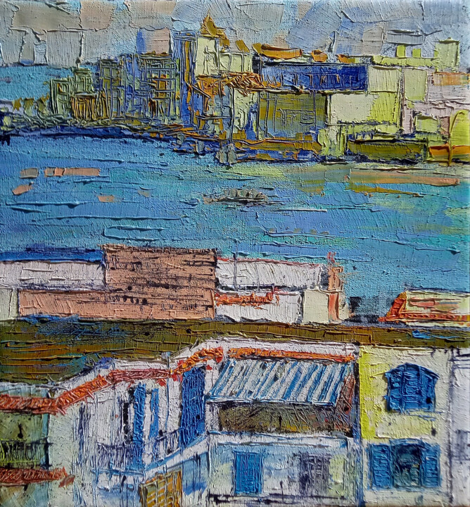 mysterious 绘画, 30.7x28.7 in