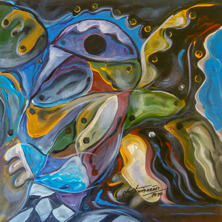 绘画,  15.8x15.8 in 