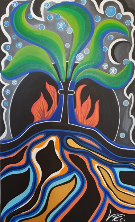 绘画,  57.5x35 in 