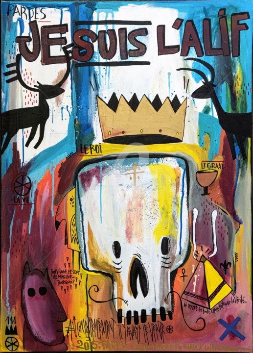 Je suis l'Alif 绘画, 36.2x25.6 in