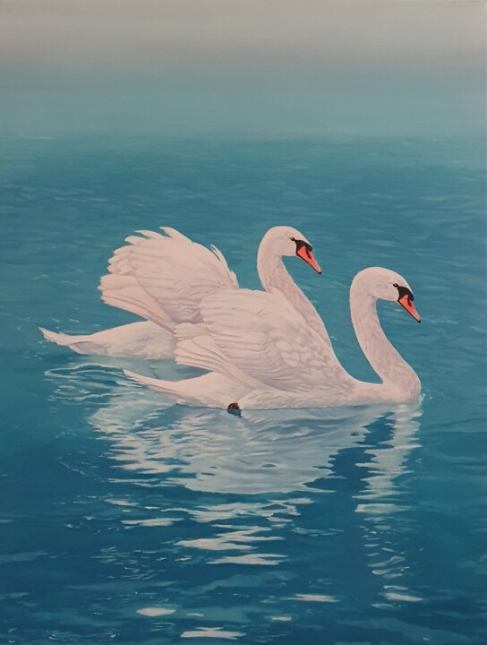 Peace in Chaos 绘画, 31.5x23.6 in