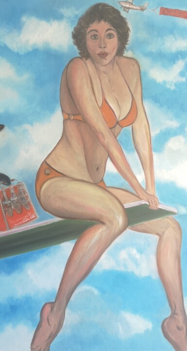 Peinture intitulée "La femme-objet et l…" par Ralph.S, Œuvre d'art originale, Huile