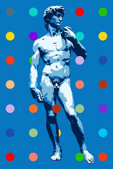 David 绘画, 47.2x31.5 in