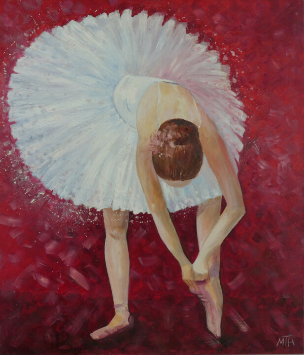 Ballerina 绘画, 27.6x23.6 in