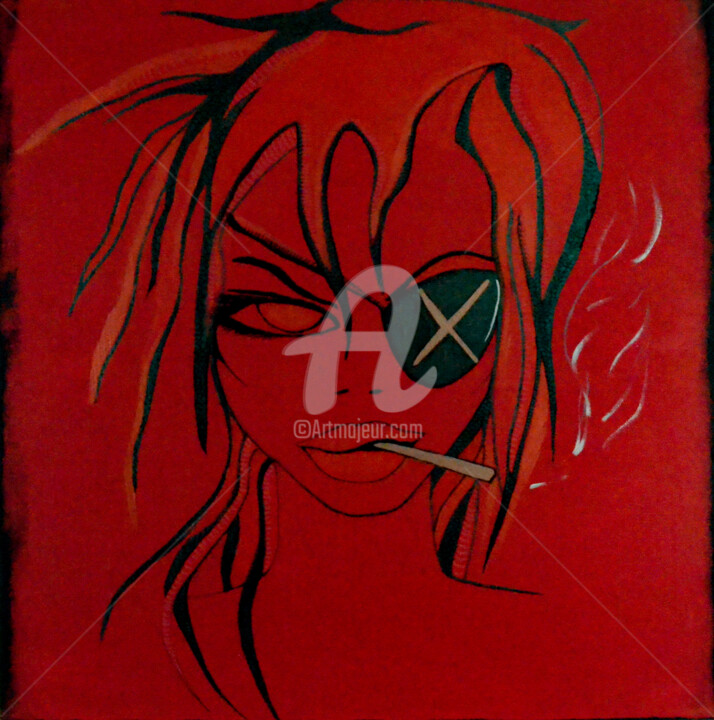 绘画,  15.8x15.8 in 