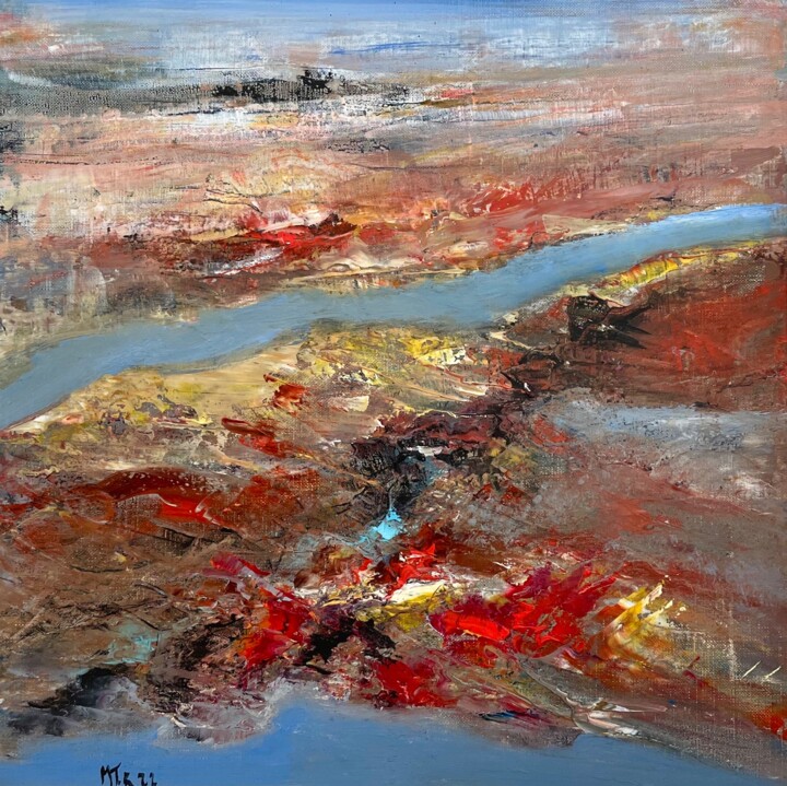 Arizona 2 Painting, 15.8x15.8 in