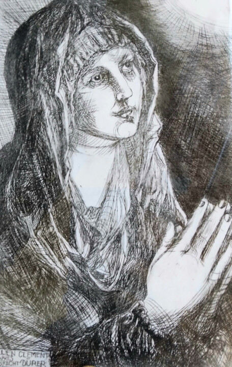 L'espérance 印花与版画, 9.5x5.9 in