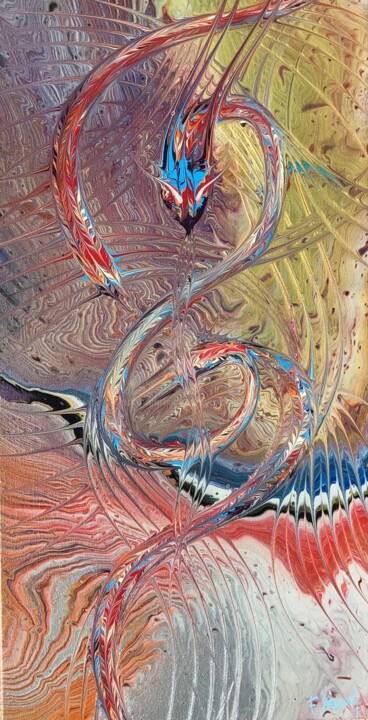 Le Souffle du Dragon 1/8 绘画, 23.6x11.8 in