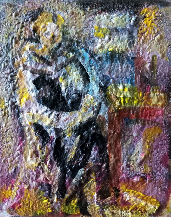 "" dans la chambre..…" başlıklı Tablo Sam Keusseyan tarafından, Orijinal sanat, Akrilik