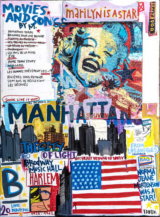 Marilyn is a star 绘画, 31.9x25.6 in