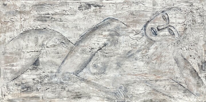 Camilia, After Midnight 绘画, 36x72 in