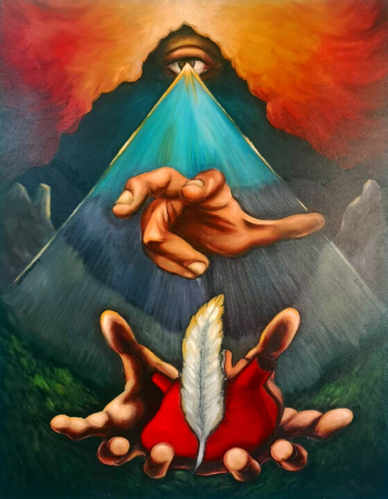 Heaven on Earth 绘画, 31.5x23.6 in