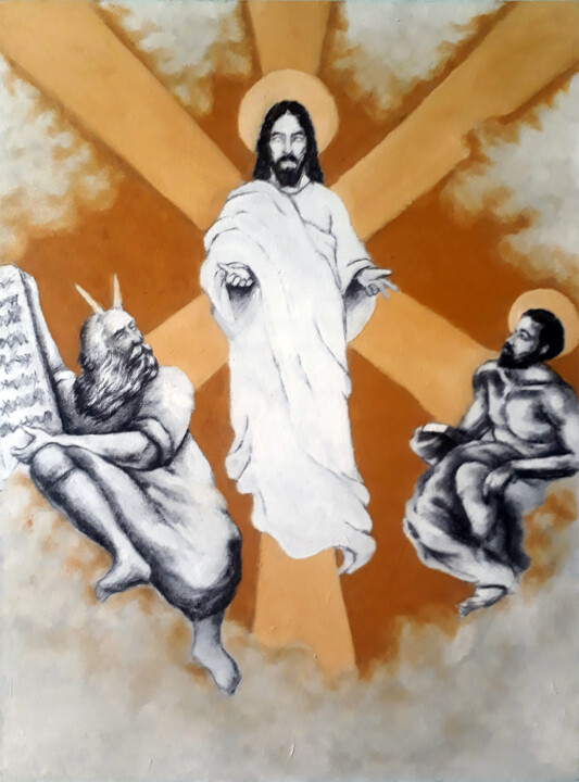 Jesus Christ the savior 绘画, 31.5x23.6 in
