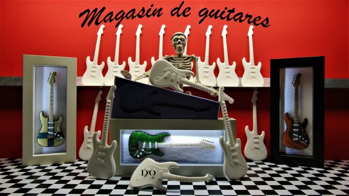 guitar shop 摄影
